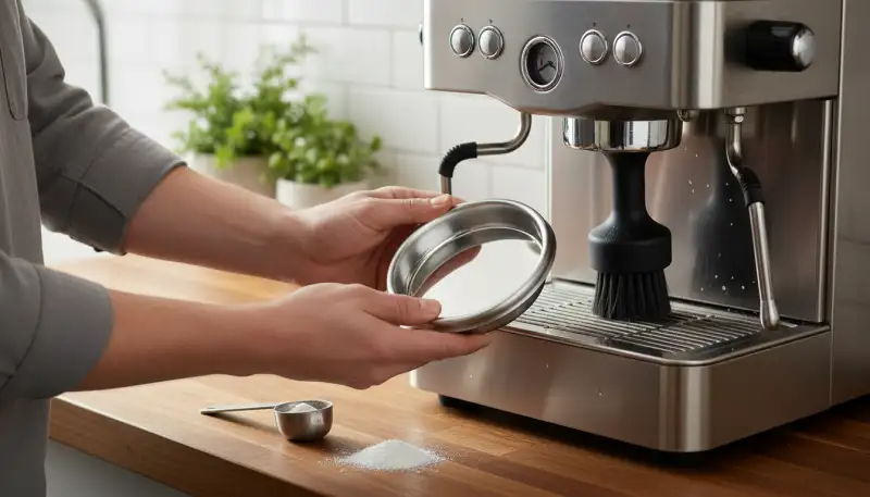 Espressomaschine reinigen: Das Blindsieb-Geheimnis