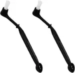 2 Stücke Kaffee Espresso Reinigungsbürsten,Siebträger Bürste,Espressomaschinen Reinigungspinsel,Kaffee Pinsel,Für Mahlzeiten Und Nylon Espresso Pinsel Für Maschinegruppenkopf Für Kaffeemühle Reinigung
