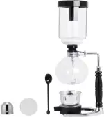 YUCHENGTECH Syphon Kaffeemaschine, Glas, 3 Tassen （360ml）