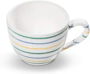 GMUNDNER KERAMIK Teetasse Maxima Füllmenge : 0.4 Liter Buntgeflammt Geschirr, ha