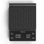 KitchenTour Kaffeewaage mit Timer 3kg/0,1g Hohe Präzision Pour Over Drip Espresso Waage mit hinte...