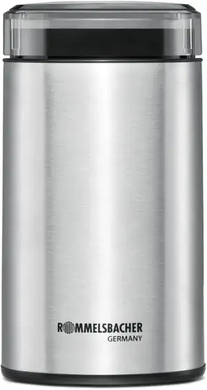 ROMMELSBACHER Kaffeemühle EKM 100 - Schlagmesser,Bohnenbehälter, Füllmenge 70 g,