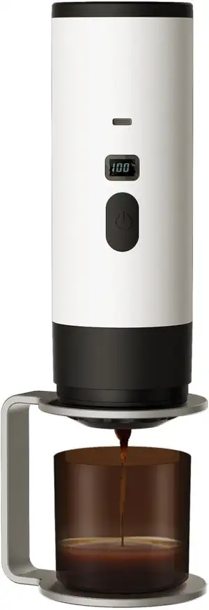 Mini kaffeemaschine für unterwegs, Tragbare Espressomaschine Kompatibel kapsel u