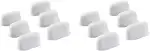 12er Aktivkohlefilter Kohlefilter Wasserfilter Filter für Kaffeemaschine Kaffeemaschinen Ersatz Wasserfilter Kaffeemaschine Filter Non-Woven Aktivkohlefilter Set (Weiß)