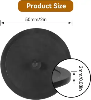 Espressomaschine Reinigungszubehör - Gummi-Rückspülscheibe, Blindfilter für effe