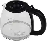 Russell Hobbs Ersatzglaskanne [für Kaffeemaschine Adventure 24010-56 & Colours+ Digital 24031-56, 24033-56, 24034-56 & Victory 24030-56] Kaffeekanne Glas für Filterkaffeemaschine 700214