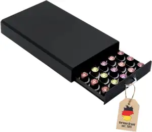 Aufbewahrungsschublade für 50 Kaffeekapseln- Kompatibel mit Nespresso Kapseln -3