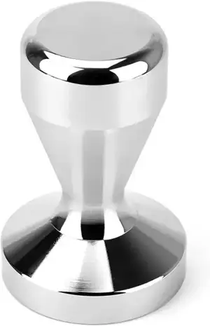 Kaffeepresse Kaffee Tamper, Espresso Tamper 58mm Kaffeestampfer aus Edelstahl Es