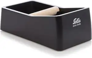 Solis Knock Box - Abklopfbehälter Kaffeesatz - Ausklopfschale für Kaffeesatz - 8 x 11,5 x 22cm - ...