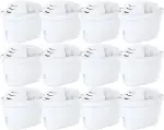 12 Wasserfilter-Kartuschen, Ersatz für Brita Maxtra+ Filterkartuschen, kompatibel mit Brita Kanne...