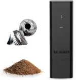 Elektrische Kaffeemühle A2 Schwarz Wiederaufladbar Kabellos Tragbare Elektrische Mühle Outdoor Werkzeuglose Demontage