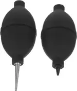 Kaffeeluftgebläse 2 Stück mit Kurzer und Langer Metalldüse Reinigungspumpe für Kaffeemaschinen Tastaturen und Kameras Hochdruck Staubbläser für Präzise Reinigung