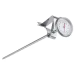 Edelstahl Thermometer für Milch, Kaffee, Käse, BBQ, Steak, Essen und Süßigkeiten (7,6in)
