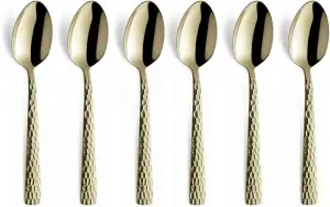 Amefa Felicity Mocca-/Espressolöffel Set 6-teilig | PVD Kaffeelöffel Set für 6 P