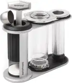 AeroPress Organizer-Ständer aus Edelstahl, High-End Kaffeebar-Station Zubehör, Kompakte Aufbewahr...