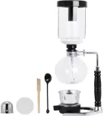 YUCHENGTECH Syphon Kaffeemaschine, Glas, 5 Tassen, 600ml