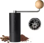KINGrinder P2 Leichte Manuelle Hand-Kaffeemühle für Mokkakanne, French Press, Drip mit Montagekonsistenz Edelstahl konische Fräsmühle, 20g Kapazität