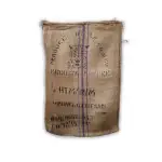 Mokaor Cafe Jute Beutel für Kaffee, 70 x 100 cm, YUTA aus Segeltuch, Geschenk für Garten, Dekoration (Motiv - Congo Robusta 2)