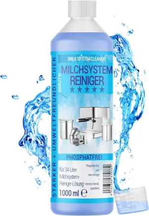 1x 1000ml Milchsystemreiniger Konzentrat für Kaffeevollautomat, Milchschäumer, M