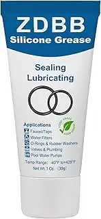 Silikonfett für O-Ringe Gummidichtung Kunststoff klar wasserdicht Lebensmittelqualität Klempner F...