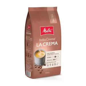 Melitta BellaCrema La Crema Ganze Kaffee-Bohnen 1kg, ungemahlen, Kaffeebohnen fü