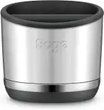 Sage - The Knock Box 10 - Abklopfbehälter - Für einfache & saubere Entsorgung von Kaffeekapseln - Speichert bis zu 10 Espressopods - Gebürsteter Edelstahl