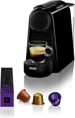 Nespresso De’Longhi Essenza Mini Kaffeekapselmaschine schwarz | 19 Bar Pumpendru