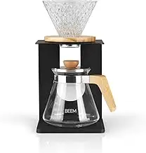 BEEM POUR OVER Kaffeebereiter Set für 4 Tassen | Inkl. Glas-Handfilter & Glaskan