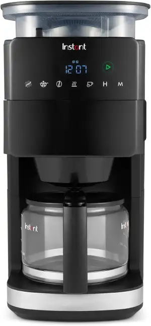 Instant Grind & Brew Kaffeemaschine, 24 Stunden programmierbar, 12 Tassen, integ