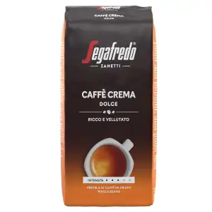 Segafredo Zanetti Caffè Crema Dolce - Ganze Bohen (1kg Packung) - Geeignet für C