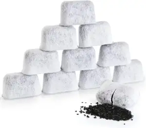 Wasserfilter Kartuschen,12er Set Aktivkohlefilter Wasserfilter Filter für Kaffee