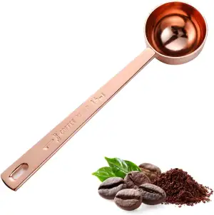 Edelstahl Kaffeelöffel, 15ml Kaffeedosierlöffel, Kaffeelot, Kaffeelöffel mit Lan