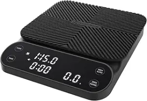 Maestri House S3 Kaffeewaage mit Timer, 3kg/0,1g Wiederaufladbar Digitale Espres