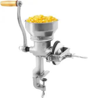 Manuelle Getreidemühle, 1.1 lbs Mahlgrad einstellbare Handmühle, manuelle Hand-M