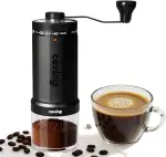 Weltweit Erster Manueller Kaffeemahlwerk Mit 60g Großer Kapazität, Tragbare Hand-Kaffeemühle Mit 40 Einstellbaren Stufen, Keramischem Kegelmahlwerk Für Espresso, Pour Over, Camping, Reisen, Geschenk