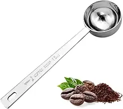 Edelstahl Kaffeelöffel, 15ml Kaffeedosierlöffel, Kaffeelot, Kaffeelöffel mit Lan