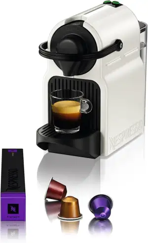 Nespresso Krups Inissia XN1001 Kapselmaschine, kurze Aufheizzeit, kompaktes Form