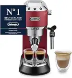 De'Longhi Dedica Style - Perfetto Kompakte Siebträgermaschine Espressomaschine mit Tasten, manuel...