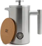 Barista Royal French Press - Hochwertige Frenchpress mit Warmhalte-Funktion - Kaffeebereiter - 600ml
