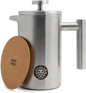 Barista Royal French Press - Hochwertige Frenchpress mit Warmhalte-Funktion - Ka
