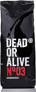 DEAD OR ALIVE Espresso No3 - Starke Espresso Bohnen 500g - 100% Robusta - Kaffee
