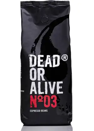 DEAD OR ALIVE Espresso No3 - Starke Espresso Bohnen 500g - 100% Robusta - Kaffee