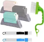 Fensterrillen-Reinigungsbürsten, 6 Stück, Haushalts-Tiefenreinigungswerkzeug, magisches Fensterba...