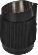 Milchkännchen Edelstahl 420ML,Kompakt ohne Griff,Barista Milchkännchen,Rostfreie Milchkanne Edelstahl für den Cappuccino und Latte Art,Sharp Ausguss