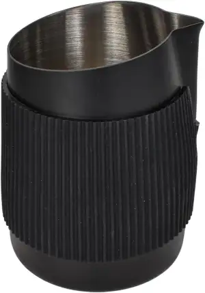 Milchkännchen Edelstahl 420ML,Kompakt ohne Griff,Barista Milchkännchen,Rostfreie