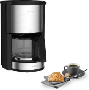Krups KM3210 Pro Aroma Plus Filterkaffeemaschine, 10 Tassen, 1,25 L, 30-Minuten-