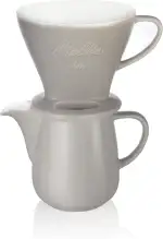 Melitta Bundle Kaffeefilter Porzellan 1x4 + Porzellan Kaffeekanne 0,6l
