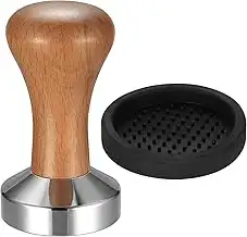 51mm Kaffee Tamper, Espresso Tamper für Kaffee, Edelstahl Kaffeestampfer, 51mm S