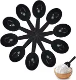 Messlöffel Set - 10 Stück Wiederverwendbare Kunststoff Dosierlöffel für Milchpulver, Kaffee, Tee