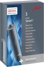 JURA original - CLARIS Smart+ Filterpatrone mit automatischer Filtererkennung - TÜV-zertifizierte Hygiene - 3er-Pack - 24233